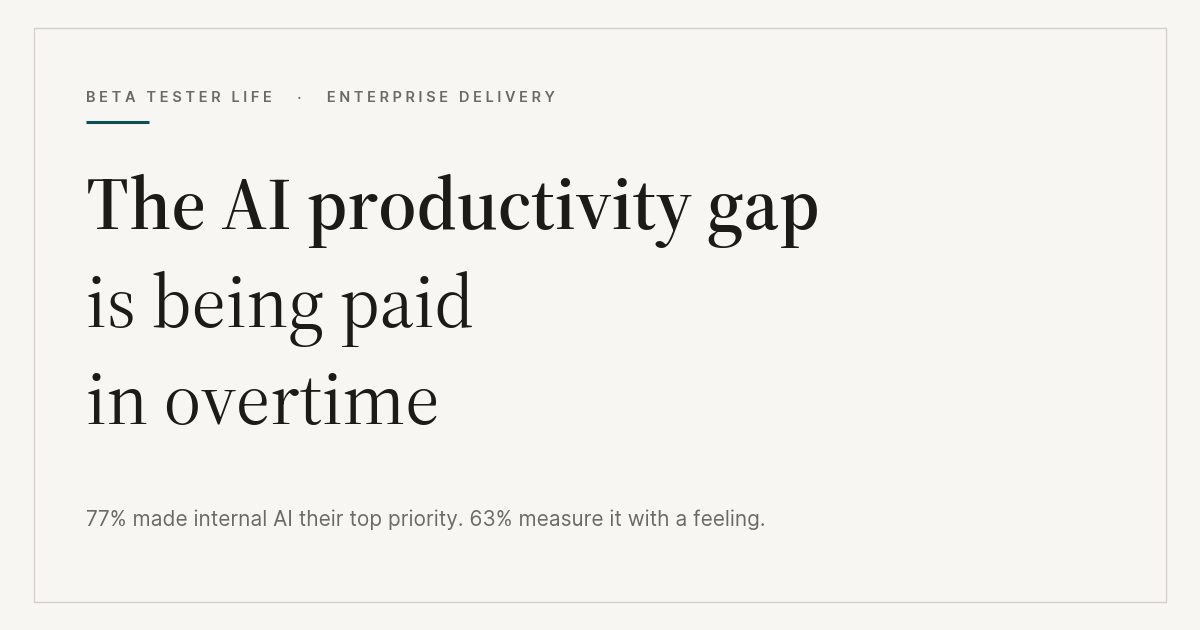 Four Practical Truths About the Hidden AI Productivity Gap