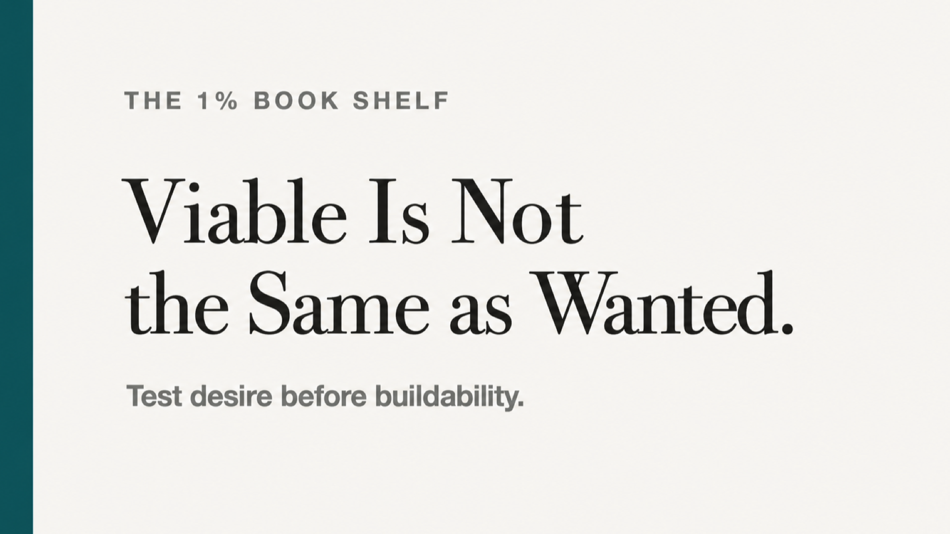 How to Build Products People Love: One Risky Bet